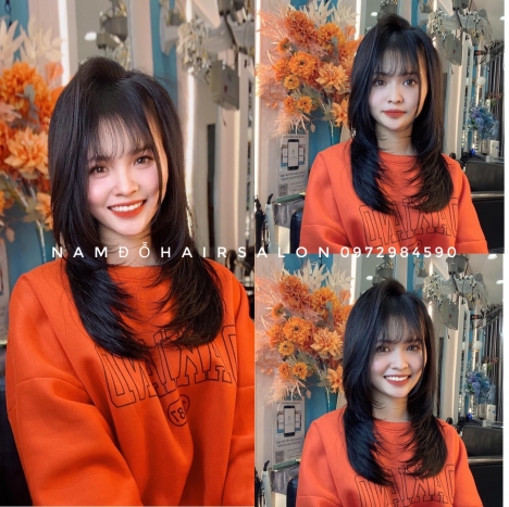 Uốn Cụp Phồng Tóc Dài Mái Bay, Địa Chỉ Làm Đẹp Giá Rẻ Hoài Đức - Nam Đỗ Hair Salon