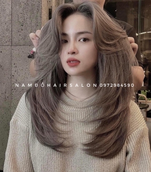 Uốn Cụp Phồng Tóc Dài Mái Bay,Địa Chỉ Uy Tín Giá Rẻ Hoài Đức - Nam Đỗ Hair Salon
