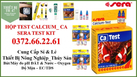Test Ca Sera, Test kiểm tra độ cứng nước nuôi trồng thủy sản