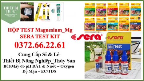 Test Magnesium Test Mg Sera, test kiểm tra độ cứng nước nuôi tôm cá