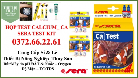 Test kiểm tra hàm lượng Ca trong nước nuôi thủy sản