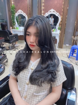Uốn Cụp Phồng Tóc Dài Mái Bay,Địa Chỉ Uy Tín Giá Rẻ Hoài Đức - Nam Đỗ Hair Salon