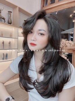 Uốn Cụp Phồng,Địa Chỉ Cắt Tỉa Tóc Dài Đẹp Giá Rẻ Hoài Đức - Nam Đỗ Hair Salon