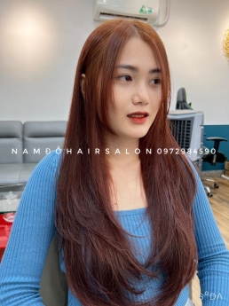 Uốn Xoăn Tóc Dài,Địa Chỉ Làm Đẹp Giá Rẻ Hoài Đức - Nam Đỗ Hair Salon
