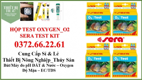 Test Oxy Sera kiểm tra nhanh oxy trong nước