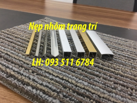 Nẹp trang trí V Inox Nẹp U Inox Nẹp trang trí nhôm