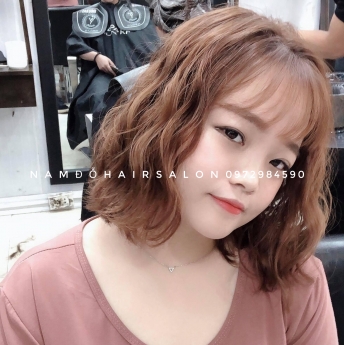 Uốn Sóng Tóc Ngắn,Địa Chỉ Làm Tóc Đẹp Giá Rẻ Hoài Đức - Nam Đỗ Hair Salon