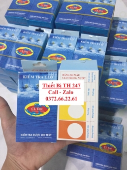 Test clo trong nước - kiểm tra lượng clo trong nước bể cá cảnh, thủy sinh.