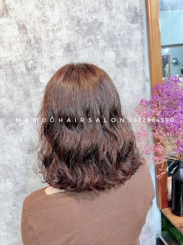 Uốn Xoăn Sóng Tóc Ngang Vai,Địa Chỉ Làm Đẹp Uy Tín Giá Rẻ Hoài Đức - Nam Đỗ Hair Salon