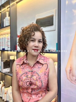 Uốn Xoăn Xù Mì Tóc Ngang Vai, Địa Chỉ Làm Đẹp Uy Tín Giá Rẻ Hoài Đức - Nam Đỗ Hair Salon