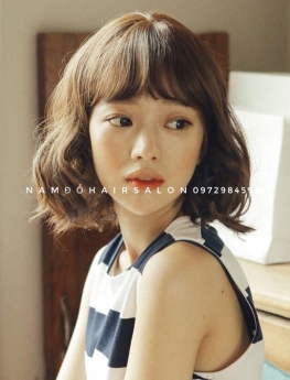 Uốn Sóng Tóc Ngang Vai,Địa Chỉ Làm Đẹp Uy Tín Giá Rẻ Hoài Đức - Nam Đỗ Hair Salon