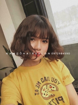 Uốn Sóng Lọn To Tóc Ngang Vai, Địa Chỉ Làm Đẹp Giá Rẻ Hoài Đức - Nam Đỗ Hair Salon