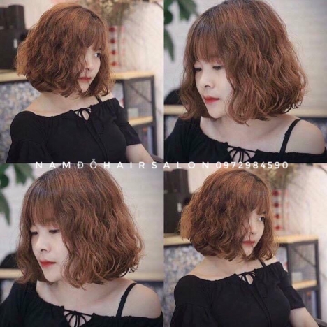 Uốn Sóng Tóc Ngắn,Địa Chỉ Làm Đẹp Uy Tín Giá Rẻ Hoài Đức - Nam Đỗ Hair Salon