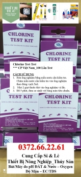 Hộp test clo trong nước bể cá cảnh , thủy sinh