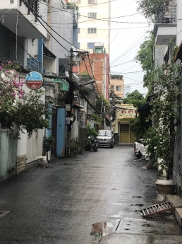 Nha cho thuê nguyên căn đường Bùi hữu nghĩa p2 đg Ôtô 6m