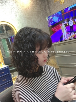 Uốn Sóng Tóc Ngắn,Địa Chỉ Làm Đẹp Uy Tín Giá Rẻ Hoài Đức - Nam Đỗ Hair Salon
