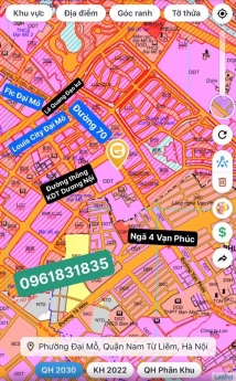 Bán đất Ngã tư Vạn Phúc Hà Đông - ô tô – kinh doanh. Diện tích 50m chỉ 3 tỷ