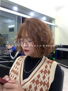 Uốn Sóng Tóc Ngắn,Địa Chỉ Làm Đẹp Uy Tín Giá Rẻ Hoài Đức - Nam Đỗ Hair Salon