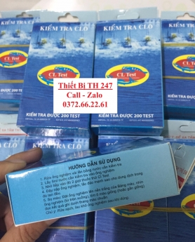 Test clo - kiểm tra lượng clo trong nước bể cá cảnh, thủy sinh.