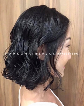 Uốn Xoăn Sóng Tóc Ngang Vuông, Địa Chỉ Làm Đẹp Uy Tín Giá Rẻ Hoài Đức - Nam Đỗ Hair Salon