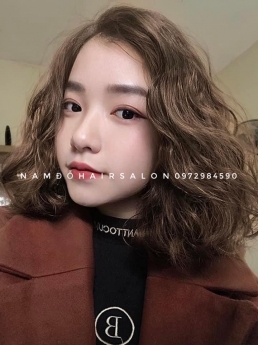 Uốn Sóng Tóc Ngắn,Địa Chỉ Làm Tóc Đẹp Giá Rẻ Hoài Đức - Nam Đỗ Hair Salon