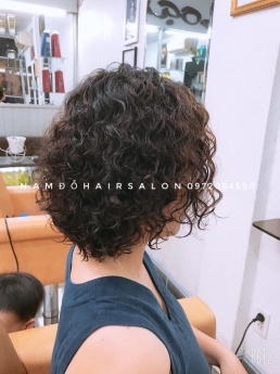 Uốn Xoăn Xù Mì Tóc Ngang Vai, Địa Chỉ Làm Đẹp Giá Rẻ Hoài Đức - Nam Đỗ Hair Salon