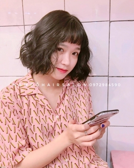 Uốn Sóng Lọn To Tóc Ngắn, Địa Chỉ Làm Đẹp Giá Rẻ Hoài Đức- Nam Đỗ Hair Salon