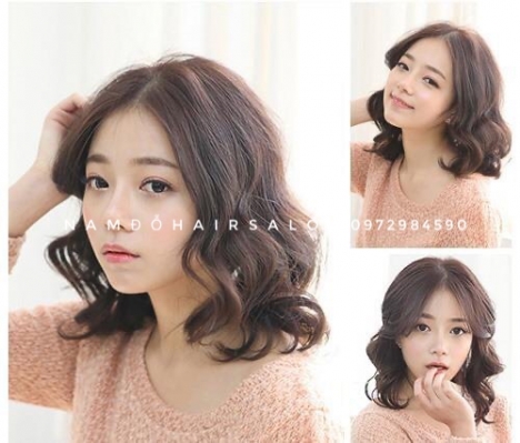 Uốn Xoăn Xù Mì Tóc Ngang Vuông, Địa Chỉ Làm Đẹp Giá Rẻ Hoài Đức - Nam Đỗ Hair Salon