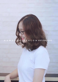 Uốn Xoăn Sóng Tóc Ngắn,Địa Chỉ Làm Đẹp Uy Tín Giá Rẻ Hoài Đức - Nam Đỗ Hair Salon