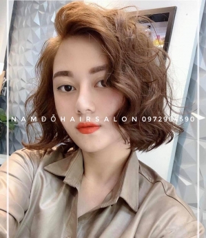 Uốn Xoăn Sóng Tóc Ngang Vai, Địa Chỉ Làm Đẹp Giá Rẻ Hoài Đức- Nam Đỗ Hair Salon