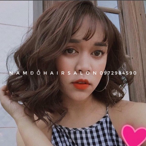 Uốn Xoăn Sóng Tóc Ngang Vai, Địa Chỉ Làm Đẹp Giá Rẻ Hoài Đức- Nam Đỗ Hair Salon
