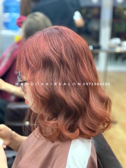 Uốn Xoăn Xù Mì Tóc Ngang Vuông, Địa Chỉ Làm Đẹp Giá Rẻ Hoài Đức - Nam Đỗ Hair Salon