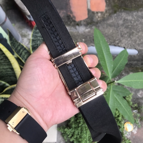 Thắt lưng nam da bò khóa gạt 01