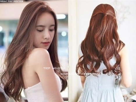 10 mái tóc  hot trend, tóc dài dành cho chị em, Hồng Đăng, Hồ Hoài Anh - Học nghề tóc Tiệp Nguyễn
