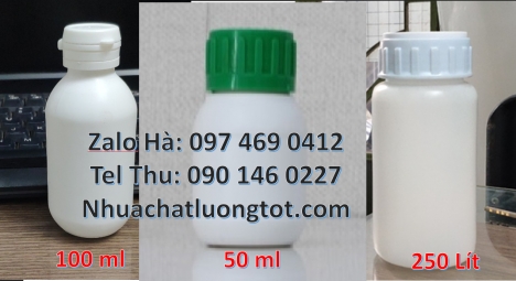 chai 250 ml đựng mẫu thử, Chai nhựa 30 ml trắng đục, chai nhựa 30 ml, chai hóa chất hdpe, Chai nhựa