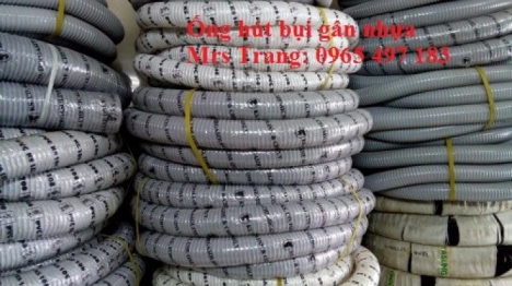 Ống hút bụi gân nhựa D34- D300. Hàng sẵn kho