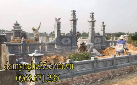 Phối Cảnh Khu Lăng Mộ Đá Nguyên Khối Cao Cấp