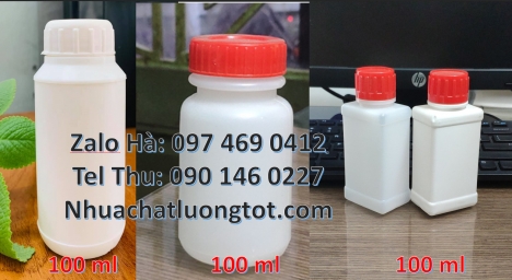 chai 250 ml đựng mẫu thử, Chai nhựa 30 ml trắng đục, chai nhựa 30 ml, chai hóa chất hdpe, Chai nhựa