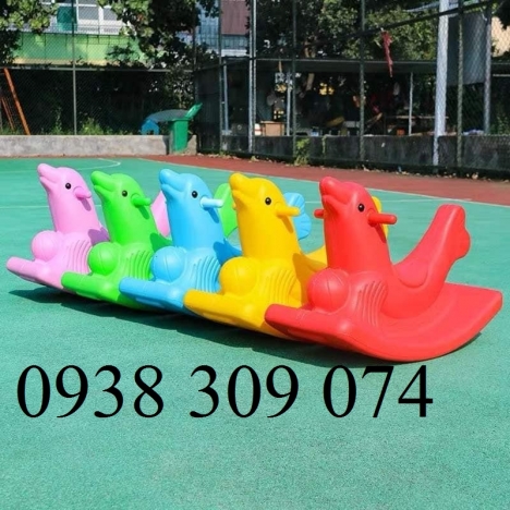 Bập bênh đơn con cún, con cá heo, con ngựa dành cho bé