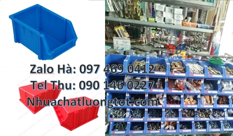 khay đựng mỹ phẩm, khay đựng dụng cụ cơ khí hộp nhựa duy tân Kệ phụ tùng, kệ đựng linh kiện, kệ đự