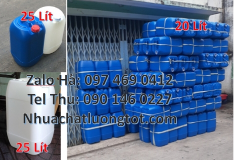 can dẹp 30 lít đựng thuốc thú y giá rẻ, can 20l vuông xanh, can 25l xanh Can hdpe giá sỉ, Bán Can