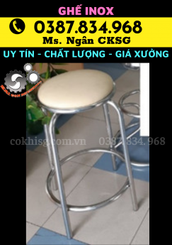 Ghế Cao Inox Có Nệm