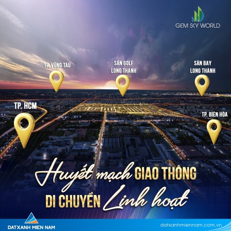 NGƯNG BÁN ĐẤT NỀN GEM SKY WORLD 22/08/2022