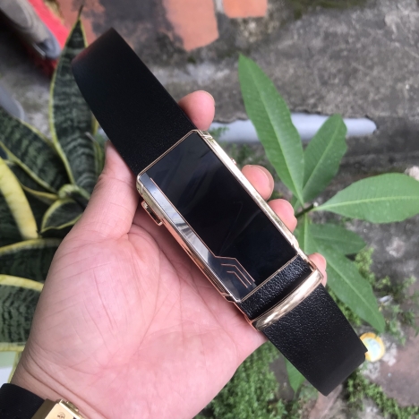 Thắt lưng nam da bò khóa gạt 01