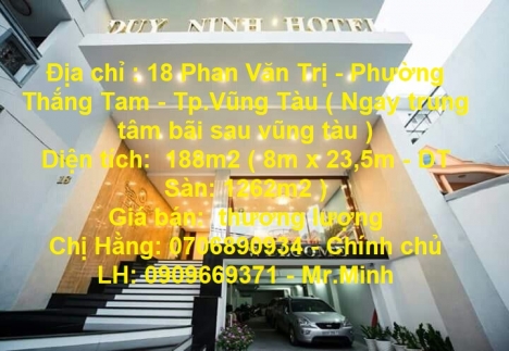 < BÁN GẤP > Cơ Hội Đầu Tư Tiềm Năng - Cần Chuyển Nhượng Khách Sạn DUY NINH 2 Sao