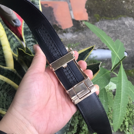 Thắt lưng nam da bò khóa gạt 02
