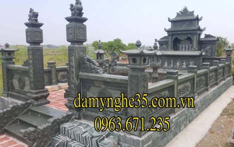 Phối Cảnh Khu Lăng Mộ Đá Nguyên Khối Cao Cấp