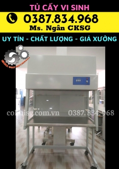 Tủ Cấy Vô Trùng Dòng Khí Thổi Đứng Có Cửa