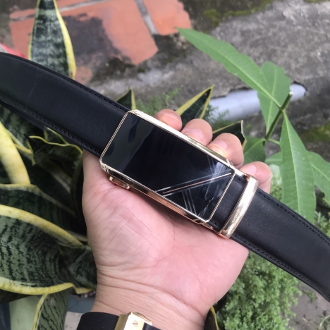 Thắt lưng nam da bò khóa gạt 02