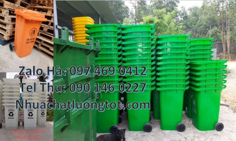 thùng đựng rác 240l nắp hở, Thùng rác 60l nắp bập bênh, Thùng rác 80l đơn, Thùng rác 120l giá